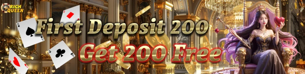 RICHQUEEN: First Deposit Bonus for New Players!