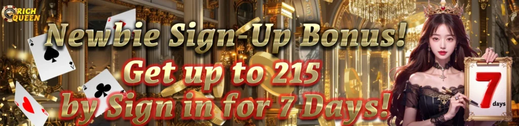 RICHQUEEN: Sign Up - Welcome Bonus!